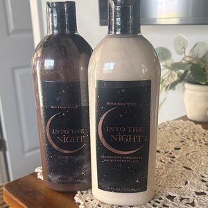Bath & Body Works Into the Night Hair Care Duo - Black and Cream